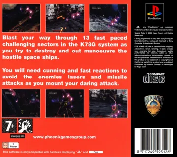 Space Rider (EU) box cover back